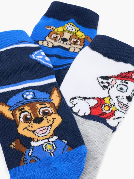 5 Paires Chaussettes Paw Patrol Enfants - Motifs Chiots Chase Marshall - Coton Doux Tailles 3-12 UK