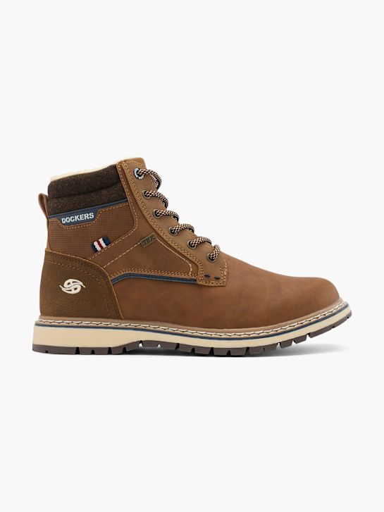 Dockers Bottes à lacets Cognac 42224 1