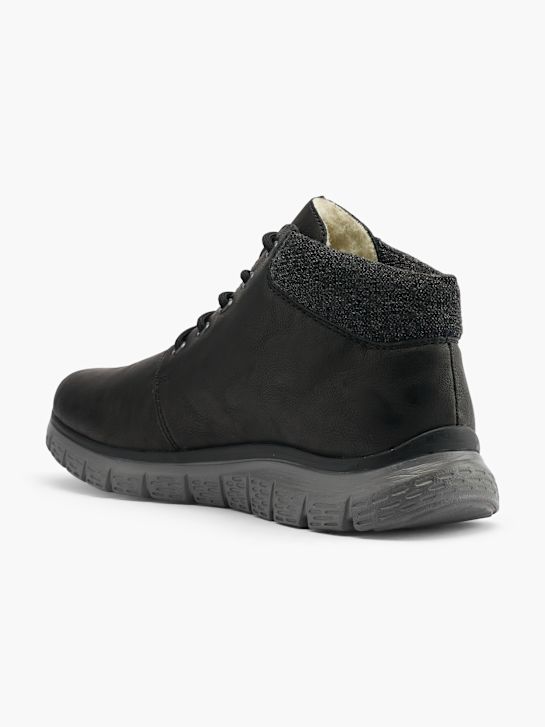 Rieker Ghete cu șireturi Negru 42485 3