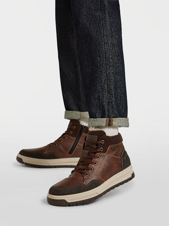 Rieker Hoher Sneaker Braun 42486 5