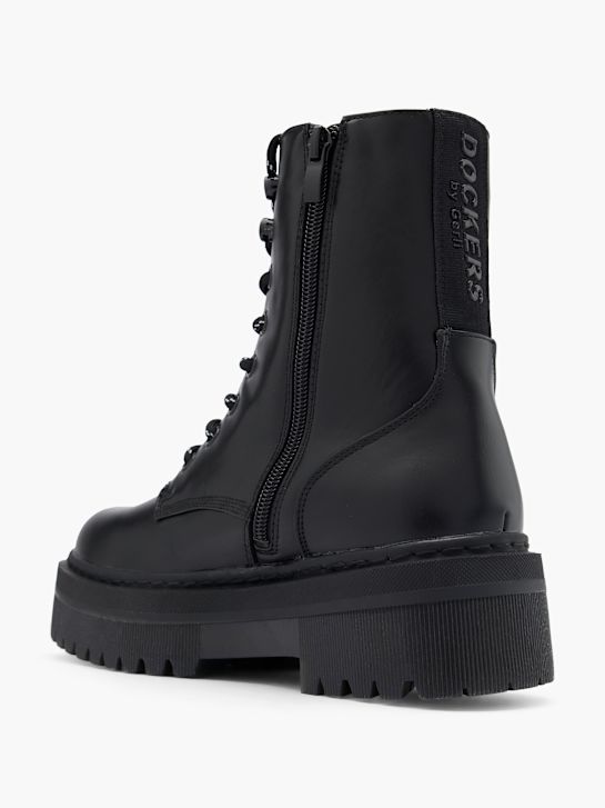 Dockers Čizme na pertlanje Crna 43229 3