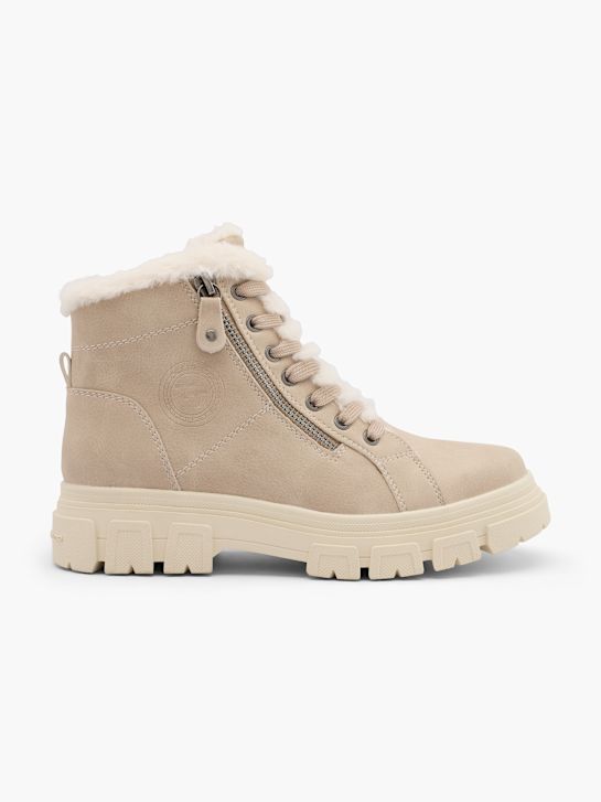 TOM TAILOR Schnürboots Creme 43728 1