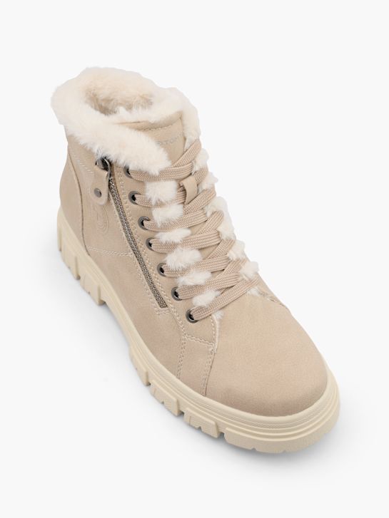 TOM TAILOR Schnürboots Creme 43728 2