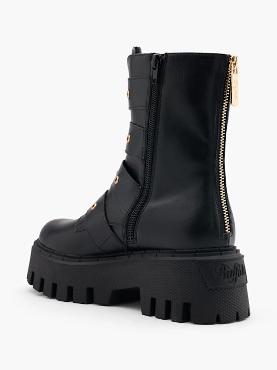 Buffalo Biker Boots Schwarz 44454 3