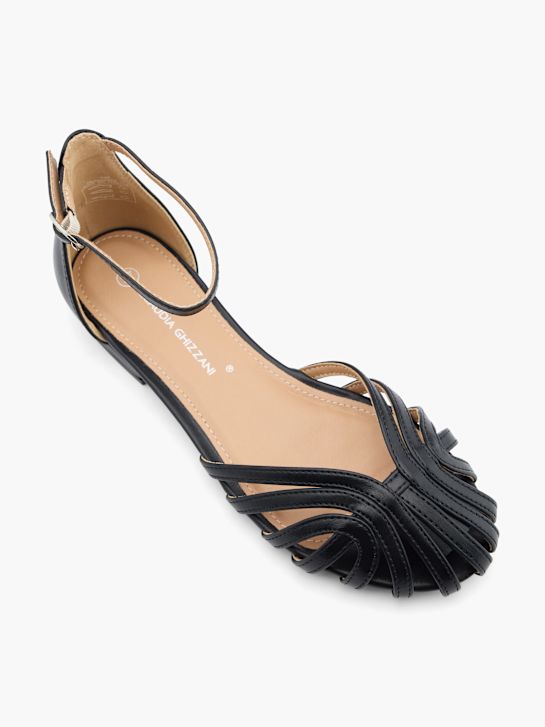 Claudia Ghizzani Sandale Schwarz 44561 2
