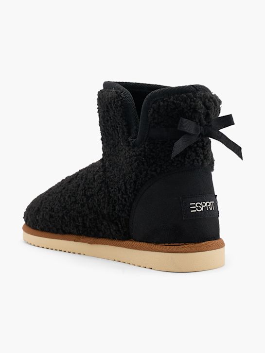 ESPRIT Kapcie pluszowe Czarny 44793 3