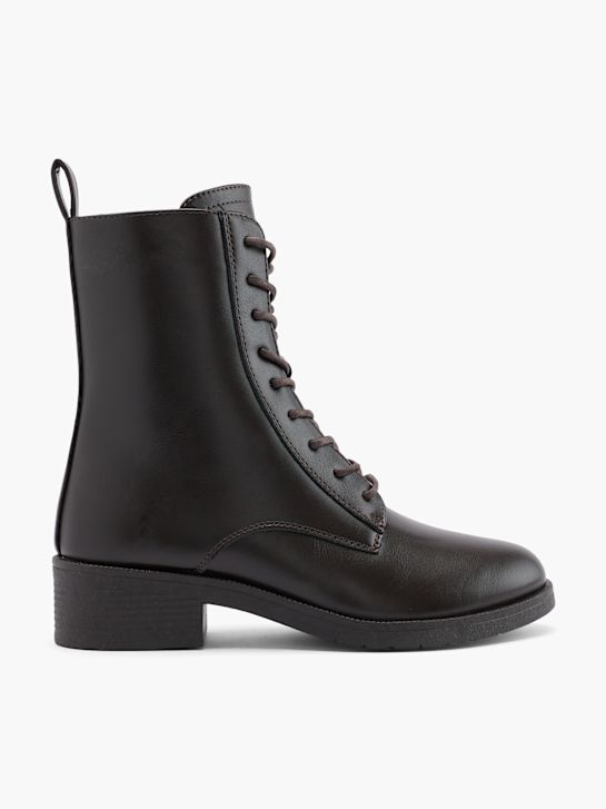 Graceland Ankelboot med snörning Brun 46391 1