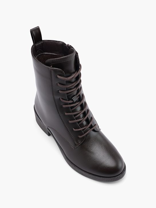 Graceland Ankelboot med snörning Brun 46391 2