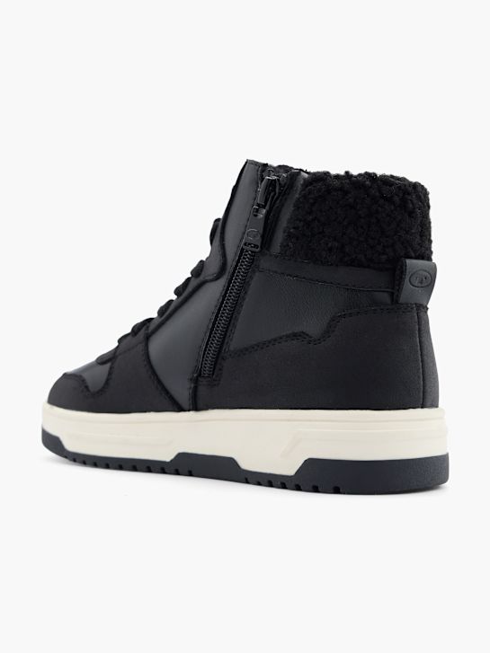 TOM TAILOR Mid cut sneaker Sort 47522 3
