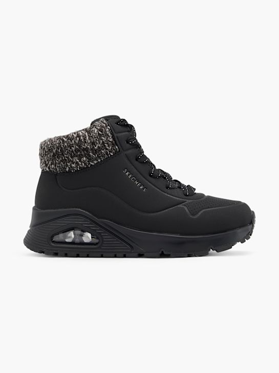Skechers Botki sznurowane Czarny 46366 1