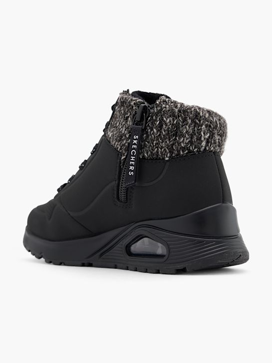 Skechers Botki sznurowane Czarny 46366 3