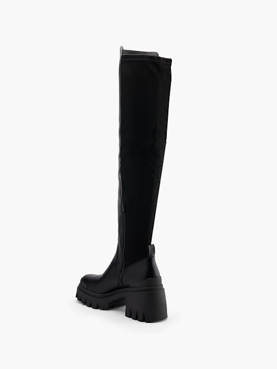 Catwalk Stivale sopra il ginocchio Nero 46512 3