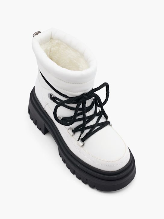 Catwalk Botki sznurowane Biały 46787 2