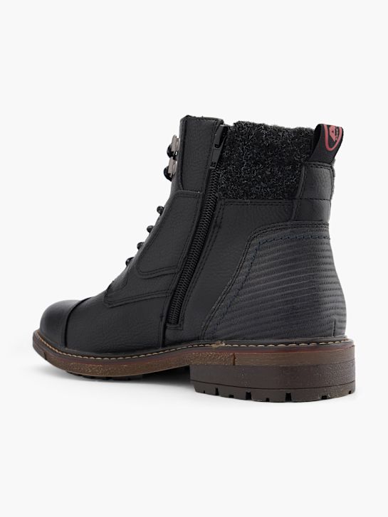 AM SHOE Laced ankle boot Black 46890 3