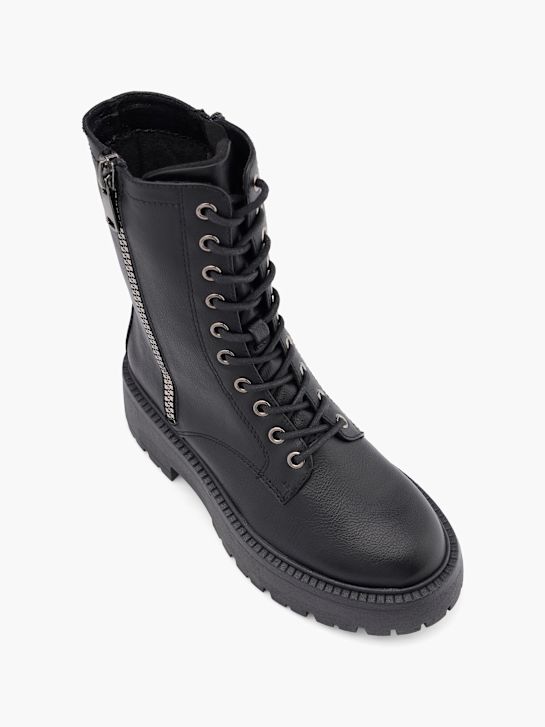 Catwalk Čizme na pertlanje Crna 46913 2