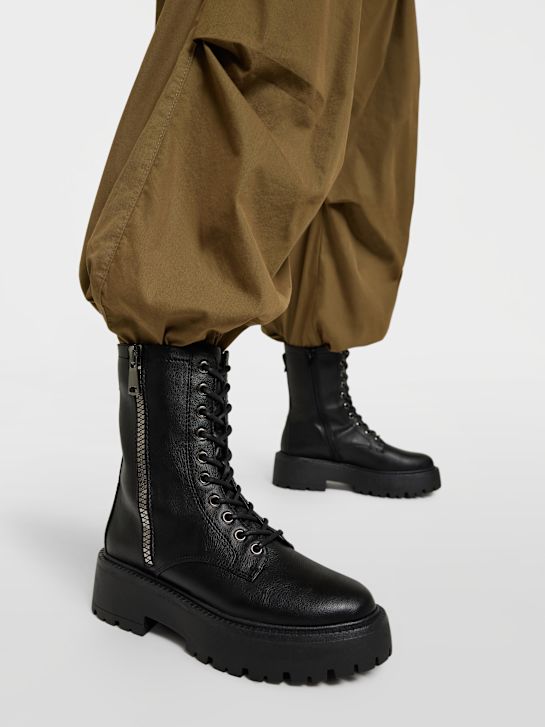 Catwalk Fűzős bakancs fekete DEICHMANN