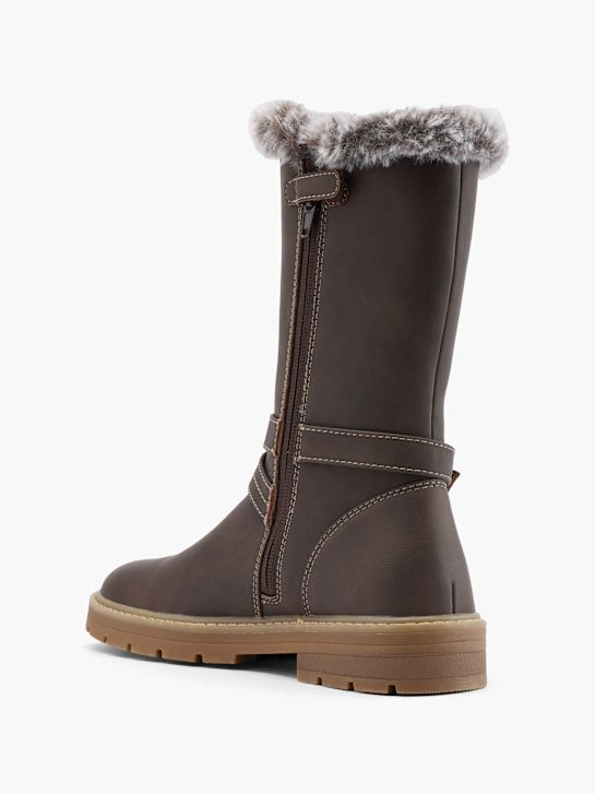 Chelsea Damenstiefel Braune Gefütterte Stiefeletten Graceland