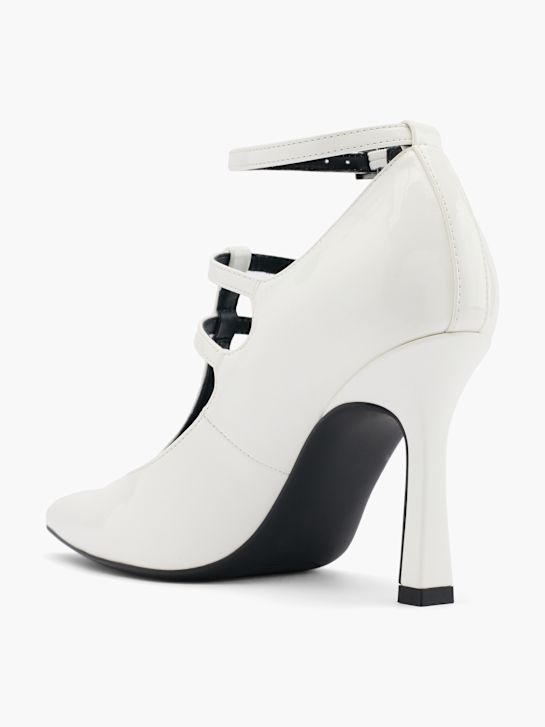 Graceland Sapato de salto com fivela Branco 47286 3