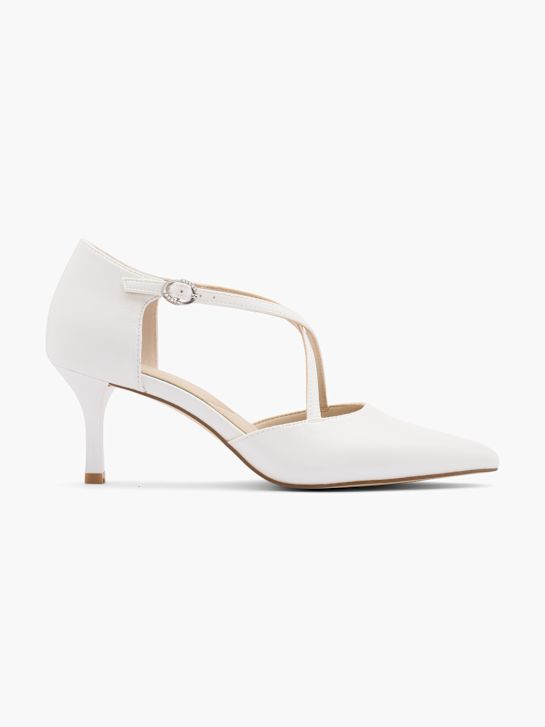 Catwalk Escarpins à boucle Blanc 47546 1