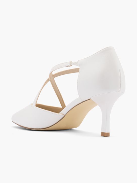 Catwalk Csatos körömcipő fehér 47546 3
