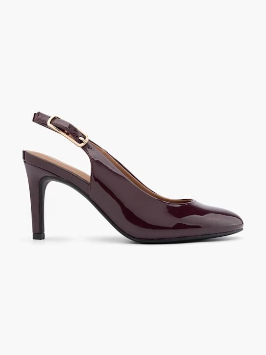 Graceland Slingback salonarji Bordo 47699 1