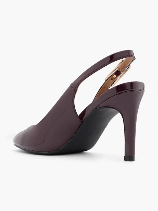 Graceland Slingback salonarji Bordo 47699 3