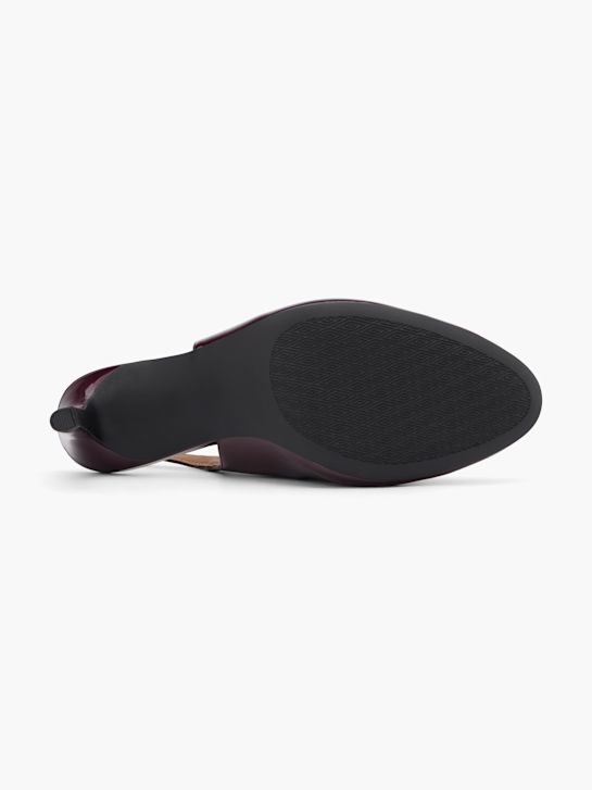 Graceland Slingback salonke Bordo 47699 4