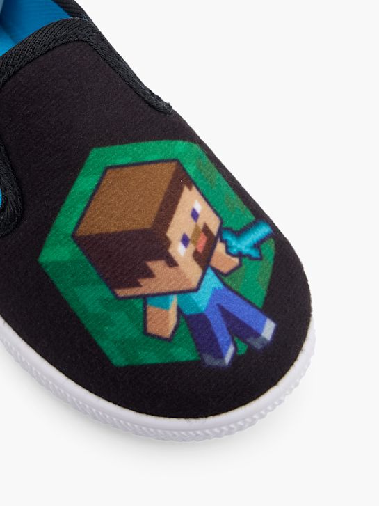 Minecraft Šlepetės uždaru kulnu Juoda 49609 2