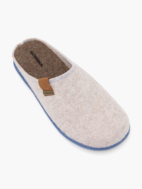 Romika Kapcie zakryte Szary 48015 2