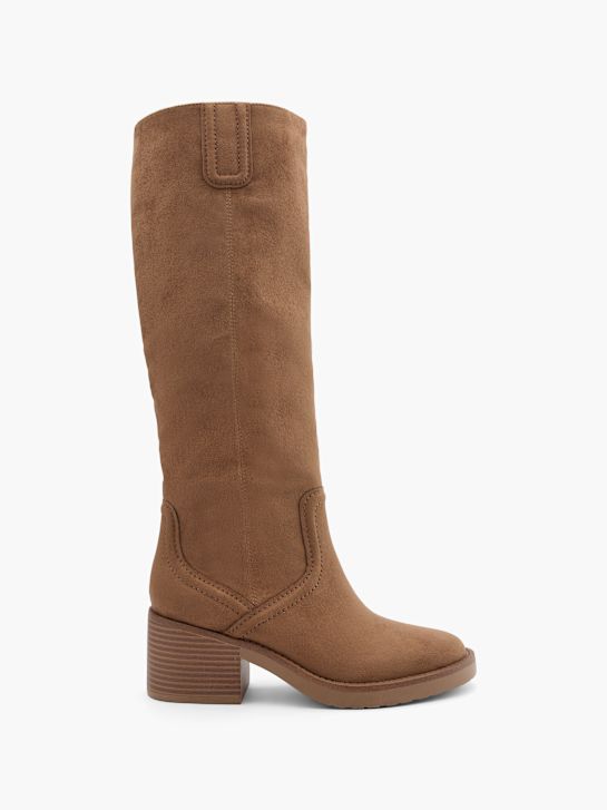 Brown Graceland Boots Deichmann Graceland High Boot Brown DEICHMANN