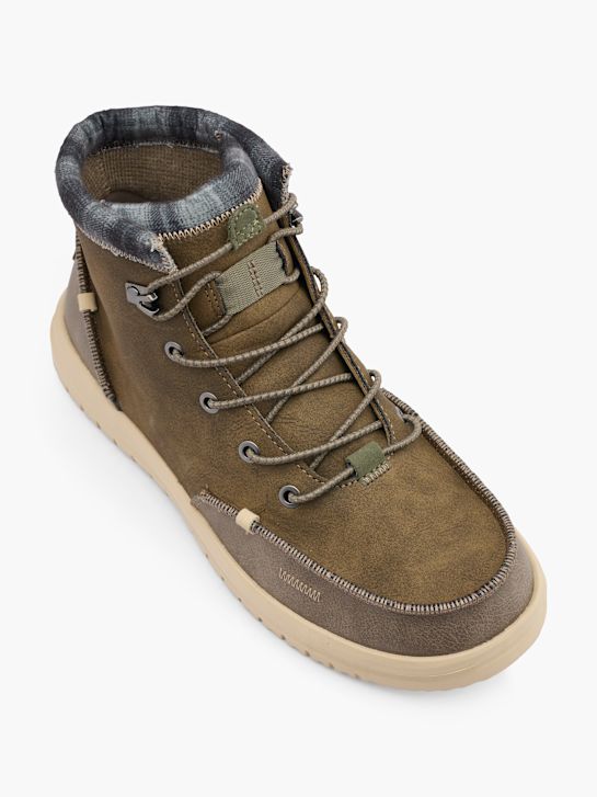 HEYDUDE Bota com cordões Castanho 48326 2
