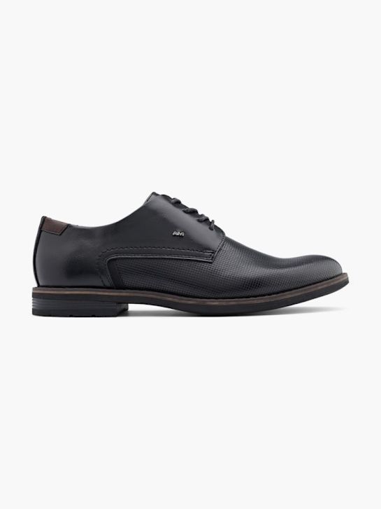 AM SHOE Poslovne cipele Crna 48381 1