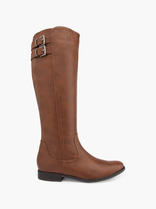 Graceland Bredskaftet støvle Cognac 48555 1