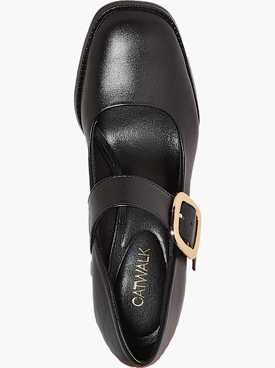 Catwalk Topuklu Ayakkabı Siyah 48973 2