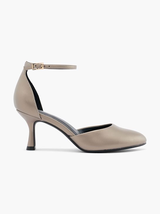 Graceland Spangenpumps Taupe 49111 1