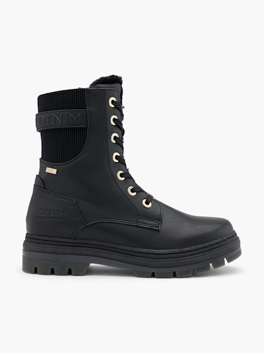 TOM TAILOR Schnürboots Schwarz 49177 1