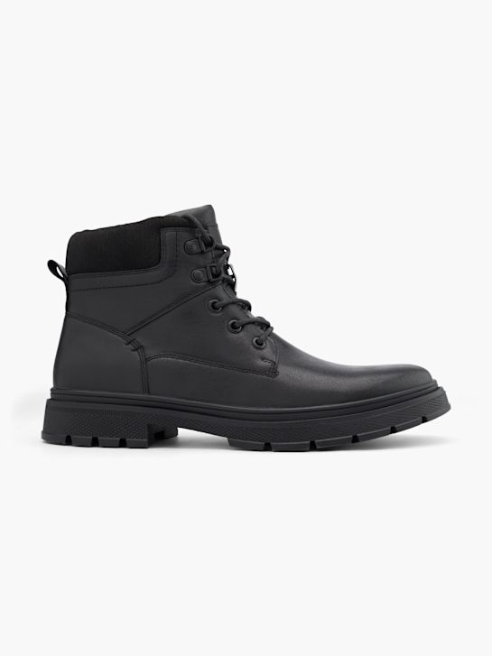 AM SHOE Schnürstiefelette Schwarz 49684 1