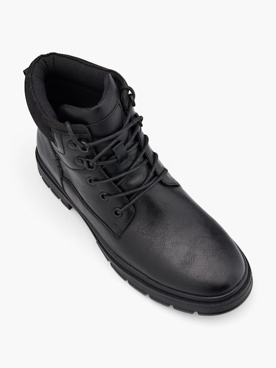AM SHOE Schnürstiefelette Schwarz 49684 2