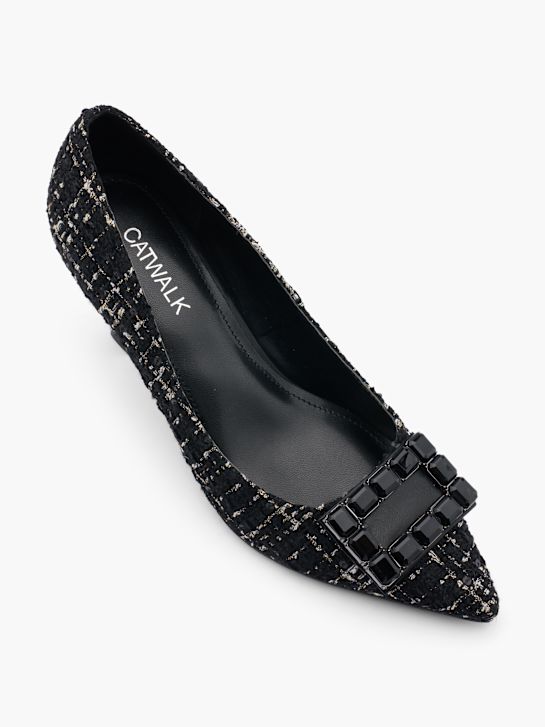 Catwalk Czółenka Czarny 49846 2