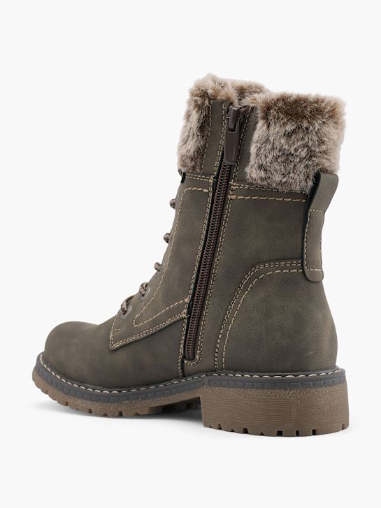 Easy Street Ankelboot med snörning Khaki 49928 3