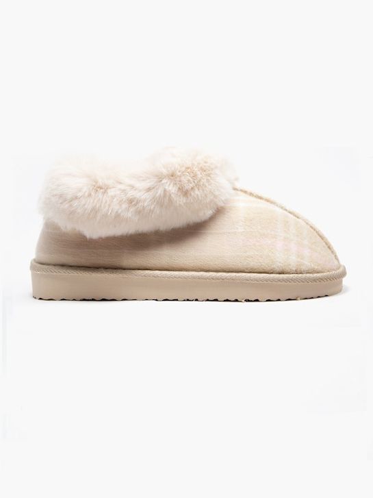 Casa mia Closed-back slipper Cream 87910 1