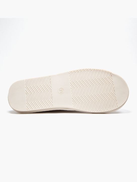 Casa mia Plush slipper Cream 89795 4