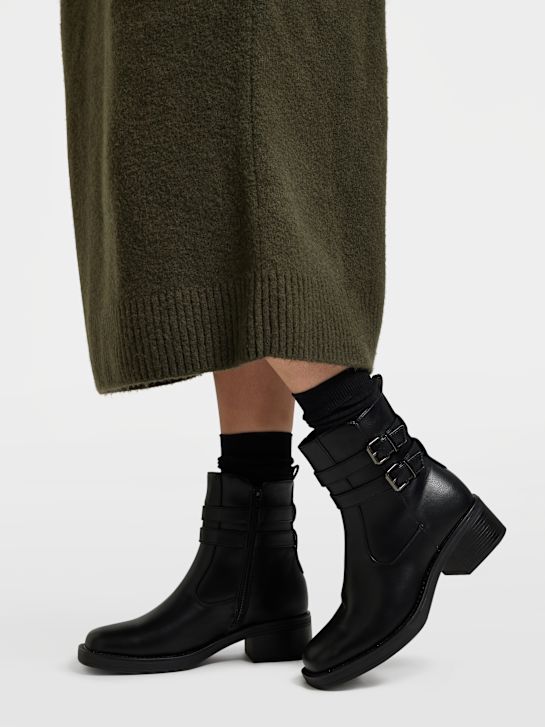 Graceland Schwarze Boots Fell Winterstiefel Schneestiefel