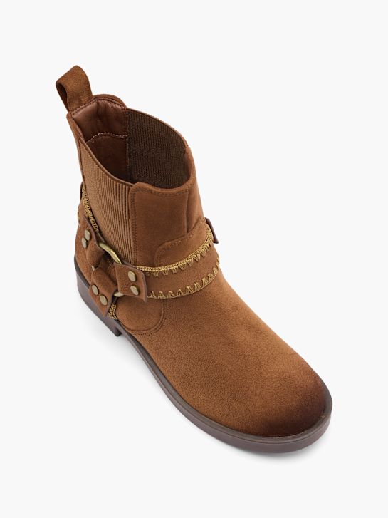 Catwalk Heeled chelsea boot Beige 87945 2
