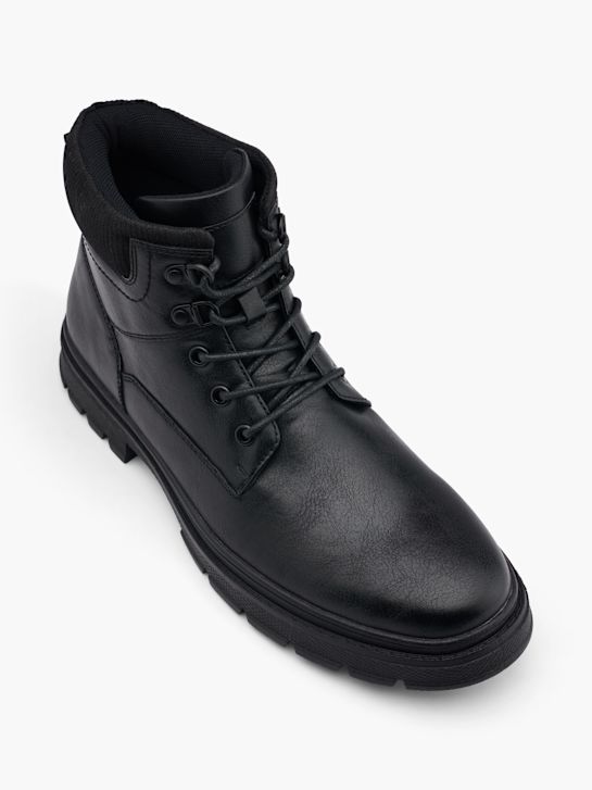 AM SHOE Bota con cordones Negro 52384 2
