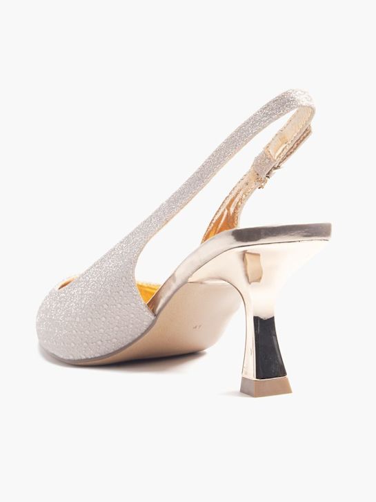 Slingback heel