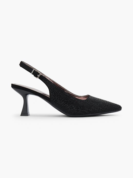 Catwalk Slingback salonke Crna 87955 1