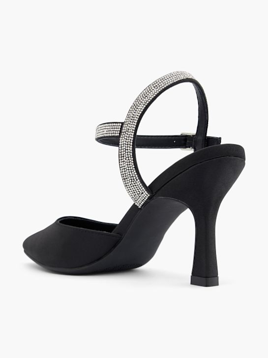 Catwalk Décolleté con cinturino Nero 52614 3