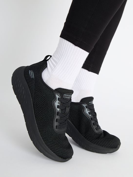 Zapatillas Sin Cordones Skechers Cleo Maya Mujer Negras Con Sin