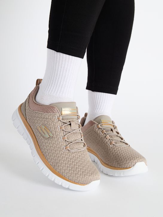 Skechers Slip On Sneaker Taupe 52793 6